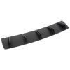 BaoHYeS Universal Rear Bumper Diffuser Compatible with A3 A4 A5 A6 A7 B8 S4 Q5 81.5cm 5 Fins Splitter Lower Spoiler Auto Parts (Matte Black) view 1