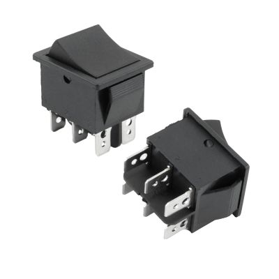 ELCOKITEX 3Pcs 6 Pin Power Wheel Foot Pedal Switch Universal Accelerator Gas Pedal for Children Powered Ride On Toys Motorcycle 6V/12V Speed Reset Switch FPRS-31X25-6P