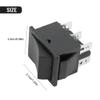 ELCOKITEX 3Pcs 6 Pin Power Wheel Foot Pedal Switch Universal Accelerator Gas Pedal for Children Powered Ride On Toys Motorcycle 6V/12V Speed Reset Switch FPRS-31X25-6P view 2