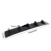 BaoHYeS Challenger Compatible Rear Diffuser Shark Fin Bumper Splitter Spoiler Bypass Edge Black (Matte Black) view 3