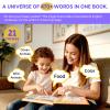 2 First English Words Sound Books,Baby Books for Toddlers Age 2 3 4 5 6, Interactive Audio Sound Books for Kids, Early Learning Education Language Baby Books Music Toys view 3