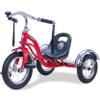 Flybar Kids Tricycle for Toddlers Ages 2-4, Classic Retro 3-Wheel Trike with Adjustable Seat, Steel Frame, Chrome Handlebars & Stable Wide-Wheel Ride, Outdoor Ride-On Toddler Bike for Boys and Girls view 2
