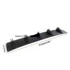 BaoHYeS Carbon Fiber Rear Diffuser for Hyundai Tiburon 1997-2008 Shark Fin Design Bumper Splitter Spoiler Black Bypass Lip view 3