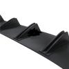 BaoHYeS Carbon Fiber Rear Diffuser for Hyundai Tiburon 1997-2008 Shark Fin Design Bumper Splitter Spoiler Black Bypass Lip view 4