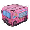 Cream Truck Up Play Tent, Playhouse for Indoor and Outdoor, Spacious Play Tent with Steel Frame, Polyester Fabric, Fold and Store for Toddlers and view 3