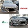 BaoHYeS Rear Side Bumper Diffuser Compatible with Tesla Model Y 2020-2024 Splitters Lower Spoiler Skirts Angle Wrap Accessories (Bright Carbon) view 3