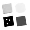 Lissontine Craft Your Own Photo Magnets with DIY Magnet Kit, Badge Button Refills and Square Magnetic Supplies  Great for Teachers and Gift Makers Acrylic/2x2in-100set view 1