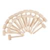 Hamwesh Mini Wooden Hammer, 100Pcs Bulk with Wooden Mallets for Hitting Blocks Pumpkins Dough Chocolate for Kids Party Games Crafts view 4