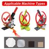 Lissontine Craft Your Own Photo Magnets with DIY Magnet Kit, Badge Button Refills and Square Magnetic Supplies  Great for Teachers and Gift Makers Pin/2x2in-100set view 3