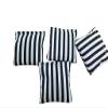 5" Striped Resin filled cornhole bags set of 4 view 1