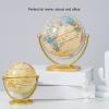 Atyhao Vintage Desktop Globe, Expand your horizons with beautifully printed map, Rotating Earth Globe Teaching Tool for Home, School, Office view 4