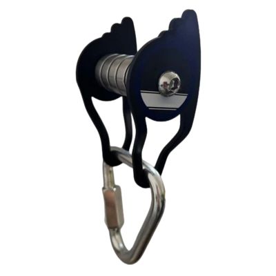 slacklines ziplines Pulley Kit - Steel Pulleys with Six Rollers, Backyard Adventure Equipment | Outdoor Zip Line Pulley System, Easy Install Strong Load Capacity Set for Children, Boys, Girls