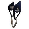 slacklines ziplines Pulley Kit - Steel Pulleys with Six Rollers, Backyard Adventure Equipment | Outdoor Zip Line Pulley System, Easy Install Strong Load Capacity Set for Children, Boys, Girls view 1