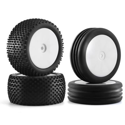 RC Tires for XRAY XB2 for Serpent SRX2 SRX4 for Traxxas for Bandit 1/10 2WD RC Off-Road for Buggy Car Rubber Tire Wheel 82&87mm