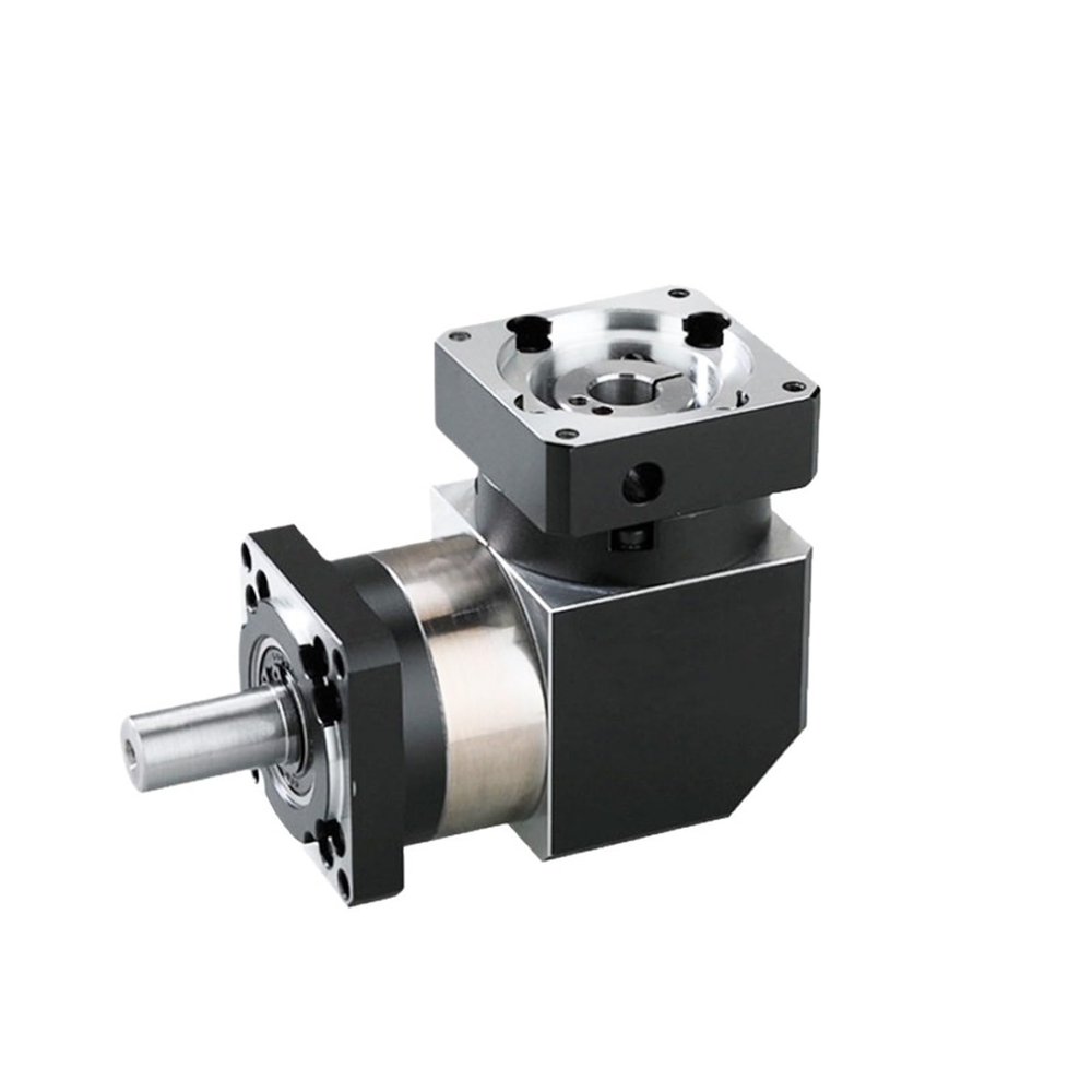 90 Degree Right Angle Planetary Gearbox Reduction Planetary Reducer Tooth Backlash 10Arcmin Transmission Ratio 3-100:1, Suitable for Industrial Robots(Speed Ratio 35,11mm--60 Servo)