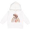 inktastic Teddy Bear, Cute, Bear with Brown Balloons, Boho Rainbow Toddler Hoodie 5-6 White 468f3 view 1