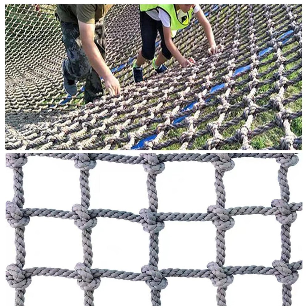 Kids Climbing Cargo Net - Outdoor Playground Equipment, Jungle Gym Safety Net for Swing Sets (6mm, 3.3x29.53ft) - Durable, Fun, and Secure for Active Play!