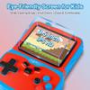 Portable Video Game Console for Kids, 220 Built-in Classic Retro Games, Handheld Plug & Play Player with 3.5'' IPS Screen, Rechargeable Travel Toy Birthday Gift for Boys & Girls- Blue view 3