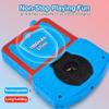 Portable Video Game Console for Kids, 220 Built-in Classic Retro Games, Handheld Plug & Play Player with 3.5'' IPS Screen, Rechargeable Travel Toy Birthday Gift for Boys & Girls- Blue view 4