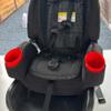 2Pcs Car Safety Seat Cup Holder for Graco 4ever Extend2Fit DLX | Compatible with Yeti Water Bottles, No Tools Quick-Snap Side Mount (red) view 1