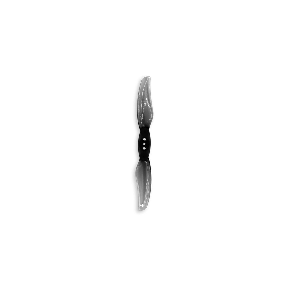 12pairs Gemfan Floppy Proppy 3015-2 2-Blade T Mount Folding PC Propeller, Compatible for RC FPV Racing 3inch Cinewhoop Ducted Drones DIY(Clear Gray)