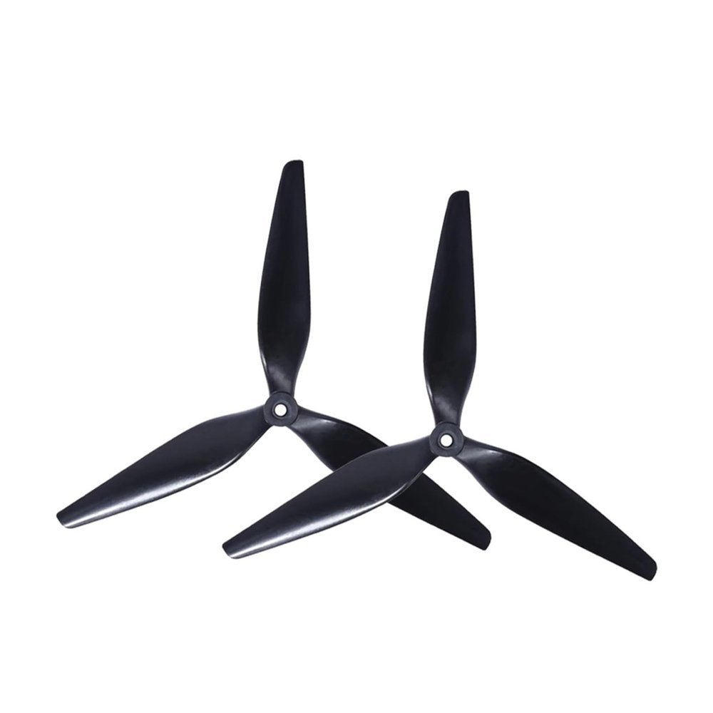1pair/2pair HQProp Propellers 15X7X3 15Inch 3 Blades Black Carbon Reinforced Nylon PropellerCW CCW, Compatible for FPV Racing Drones Motors(15inch 1Pair)
