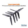 1pair/2pair HQProp Propellers 15X7X3 15Inch 3 Blades Black Carbon Reinforced Nylon PropellerCW CCW, Compatible for FPV Racing Drones Motors(15inch 1Pair) view 2