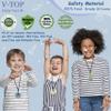 8 Pack Chew Necklaces for Sensory Kids and Adults, Chewy Necklace Sensory Toys for Autism, ADHD, SPD, Chewing, Nail Biting, Silicone Toddler Oral Chew Toys for Boys and Girls Reduce Fidget Anxiety view 2