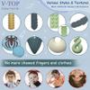 8 Pack Chew Necklaces for Sensory Kids and Adults, Chewy Necklace Sensory Toys for Autism, ADHD, SPD, Chewing, Nail Biting, Silicone Toddler Oral Chew Toys for Boys and Girls Reduce Fidget Anxiety view 3