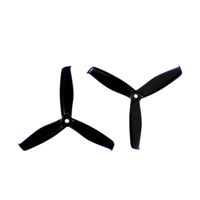 10 Pair Gemfan Hulkie 5055S-3 5 Inch 3 Blade Tri-Blade Propeller Compatible 2205 Brushless Motor, Compatible for 5inch FPV Racing Frame Kit(Black)