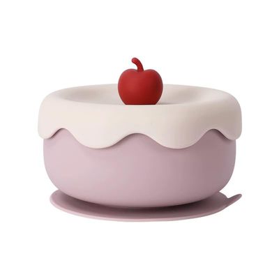 Cozy Rock Silicone Baby Bowl with Suction,100% Platinum Food Grade Silicone Toddler Bowl for Self-Feeding, Gelato-Inspired Feeding Bowls BPA-Free, Microwave & Dishwasher Safe