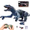NYVEWIW Big Remote Control Indominus Rex Dinosaur Toys for Kids, Realistic Large Walking Dino, Auto-Chomping Jaw with Smoke-Blowing & Roaring Sounds, Birthday Boys Aged 6+ view 1