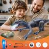 NYVEWIW Big Remote Control Indominus Rex Dinosaur Toys for Kids, Realistic Large Walking Dino, Auto-Chomping Jaw with Smoke-Blowing & Roaring Sounds, Birthday Boys Aged 6+ view 3