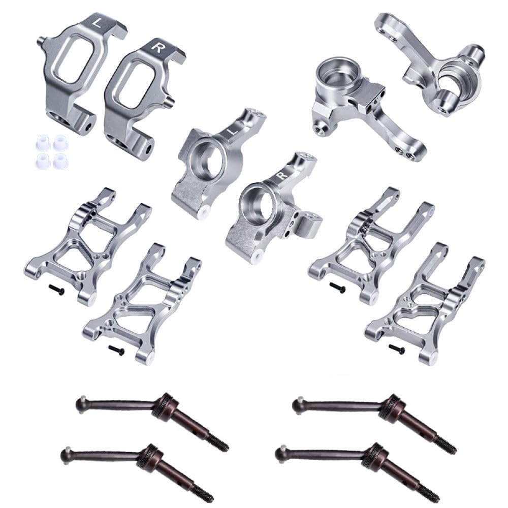 Aluminum Essential Conversion Kit for Traxxas 1/10 Ford GT 4-TEC 2.0 & 3.0 Upgrades - Gray Silver