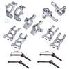 Aluminum Essential Conversion Kit for Traxxas 1/10 Ford GT 4-TEC 2.0 & 3.0 Upgrades - Gray Silver view 2