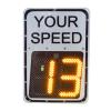 HEQIM LED Radar Feedback Sign Traffic Warning Board Speed Display, Solar Limit view 1