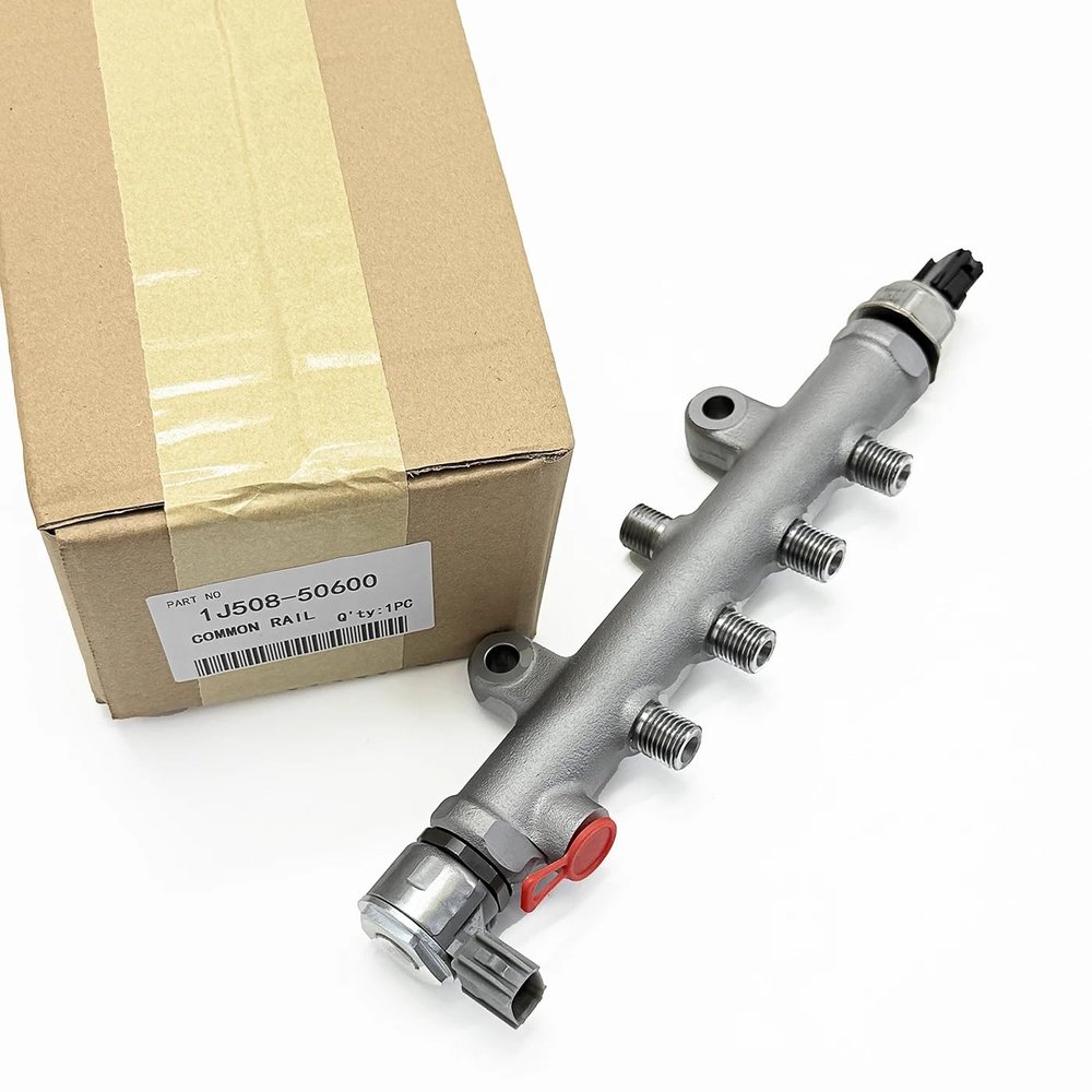 Common Fuel Rail 1J508-50602 1J508-50600 for Kubota Engine V3800 Loader SVL95-2S