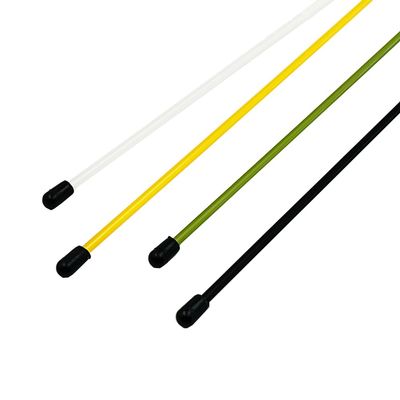 4PCS RC Boat Plastic Antenna Tube Protection Pipe Receiver Aerial with Cap for RC Boat Ship Airplane Car DIY Model Toy Antenna Parts (Mix Color 1, 320mm Length)