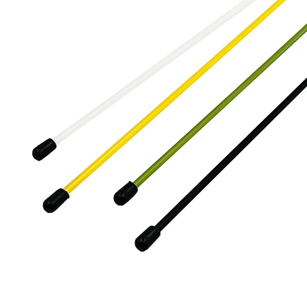 4PCS RC Boat Plastic Antenna Tube Protection Pipe Receiver Aerial with Cap for RC Boat Ship Airplane Car DIY Model Toy Antenna Parts (Mix Color 1, 320mm Length)