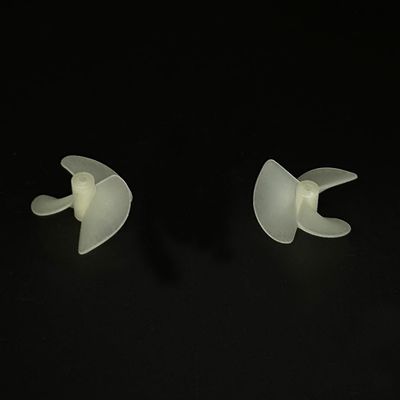 10PCS RC Boat 2mm Shaft Nylon Propeller 3-Blades Positive and Reverse Propeller for RC Boat DIY Model Ship Building Parts (2x28mm)