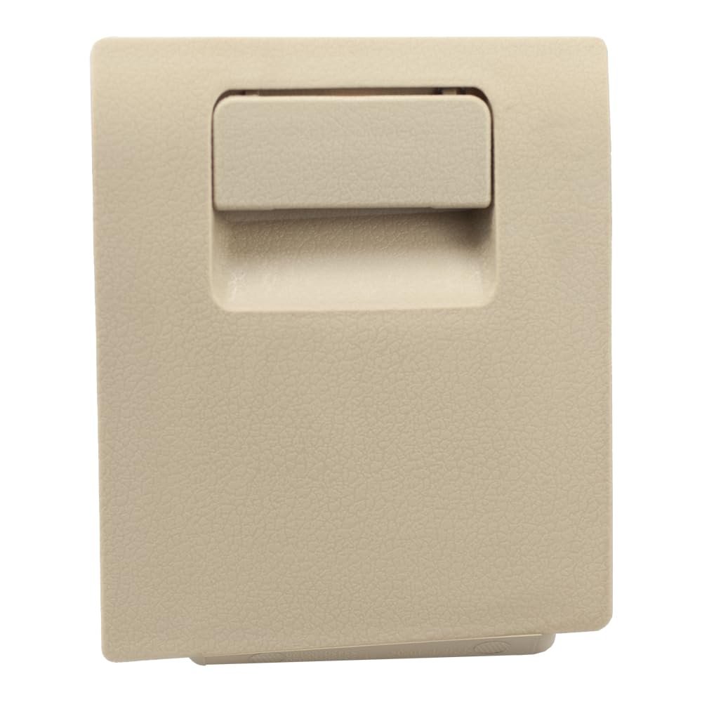 1Pcs Black&Beige Car Coins Case Storage Box Holder Container Coin Box Handle 2018 For Camry 55450-06010-C0(Beige)