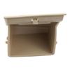 1Pcs Black&Beige Car Coins Case Storage Box Holder Container Coin Box Handle 2018 For Camry 55450-06010-C0(Beige) view 4
