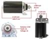 #US Parts Starter Motor for John-Deere AM122337 AM37352 AM39137 LG497595 MIA12048 MIU13772 (fantparts#96254245) view 2