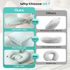 CrystCare Nursing Pillow for Breastfeeding & Bottle Feeding Breastfeeding Pillow with Adjustable Waist Strap - Gentle Elevation for Reducing Spit-Up, Reflux & Gas | Breathable Washable CoverGreen view 4