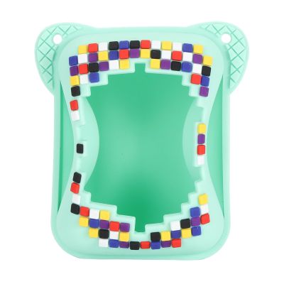Denash Cover for BITZEE Interactive Toy Digital Pet,Protective Skin Sleeve with Lanyard Scratch Resistants, Virtual Electronic Pets Accessories (Green)