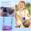 Denash Cover for BITZEE Interactive Toy Digital Pet,Protective Skin Sleeve with Lanyard Scratch Resistants, Virtual Electronic Pets Accessories (Purple) view 3