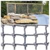 Kids Climbing Frame Net for Indoor/Outdoor Play, Durable Polyamide Cargo Net Ladder, Strong 8mm Safety Net for Pets & Plants (6.6x19.69ft) view 1