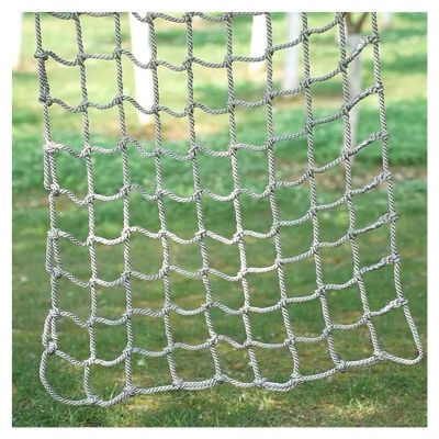 Climbing Cargo Net - 3x4m (9.8x13.1ft) Rope Ladder for Gym, Playground & Tree House Training, Indoor/Outdoor Safety Protection Net for Kids & Adults
