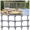 Durable Indoor/Outdoor Climbing Frame Net for Kids, Pets & Plants  Sturdy Polyamide Cargo Net Rope Ladder (8mm, 3.3x24.25ft)  Safe Play & Support view 1