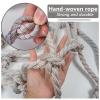 Durable Indoor/Outdoor Climbing Frame Net for Kids, Pets & Plants  Sturdy Polyamide Cargo Net Rope Ladder (8mm, 3.3x24.25ft)  Safe Play & Support view 2